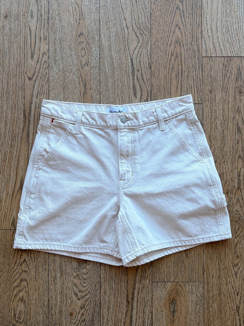 Sunday Best White Women's Cargo Shorts